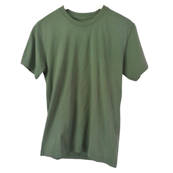 NWT Allbirds Short Sleeve Organic Cotton Men’s T-Shirt Size XS Hazy Cargo Green - Picture 1 of 6